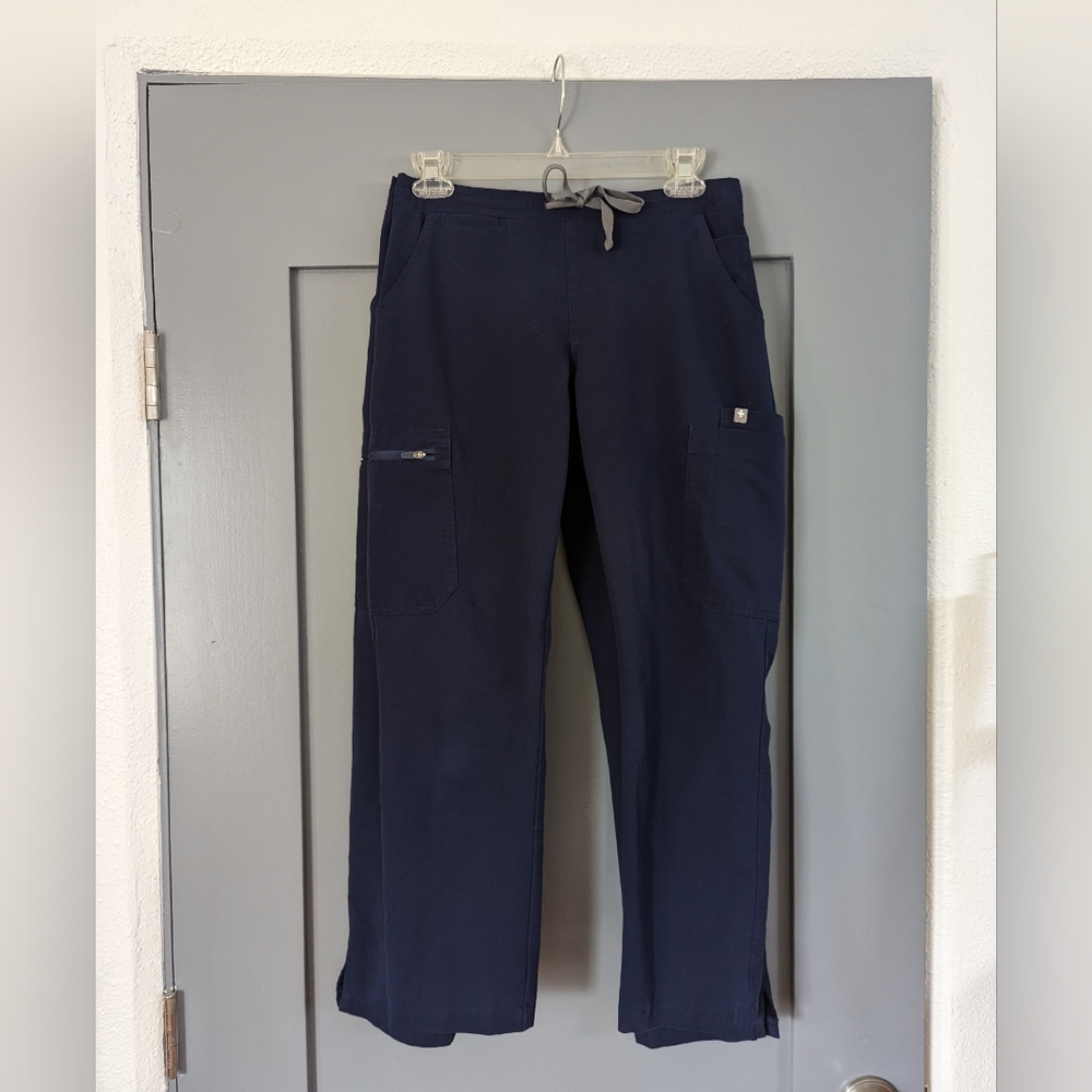 Set of 2 Figs Navy Blue Pants Xs Petite